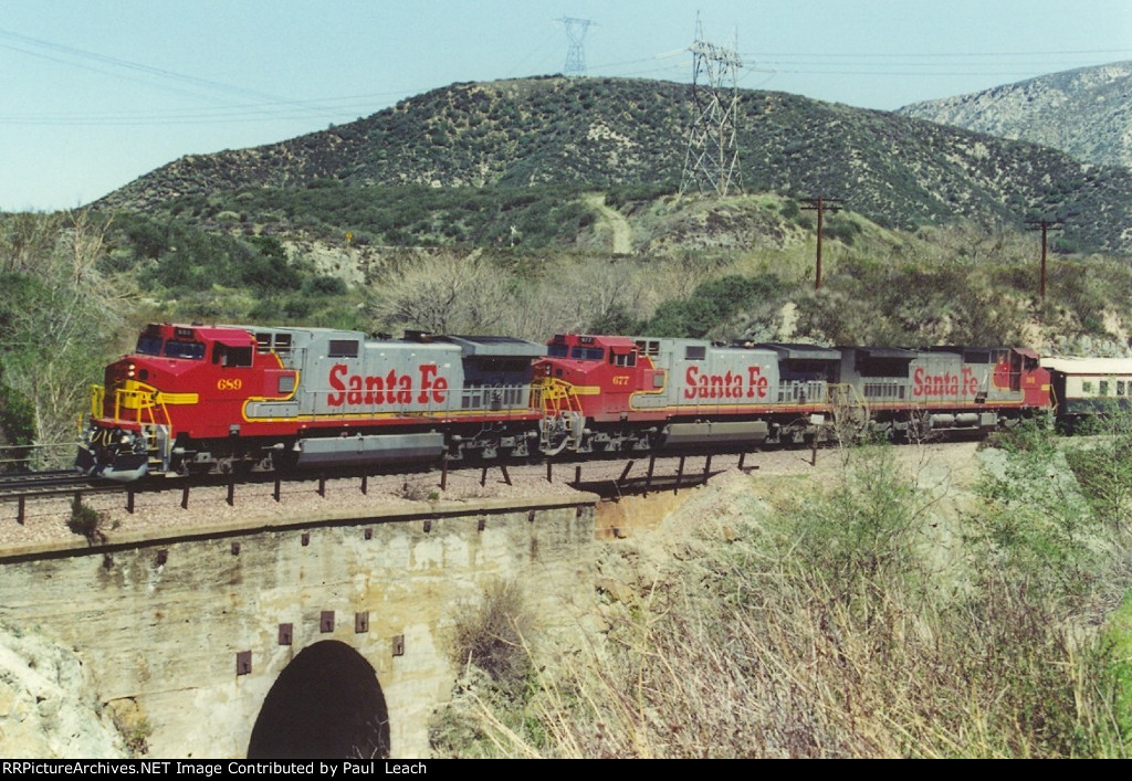 Test stack train rolls west